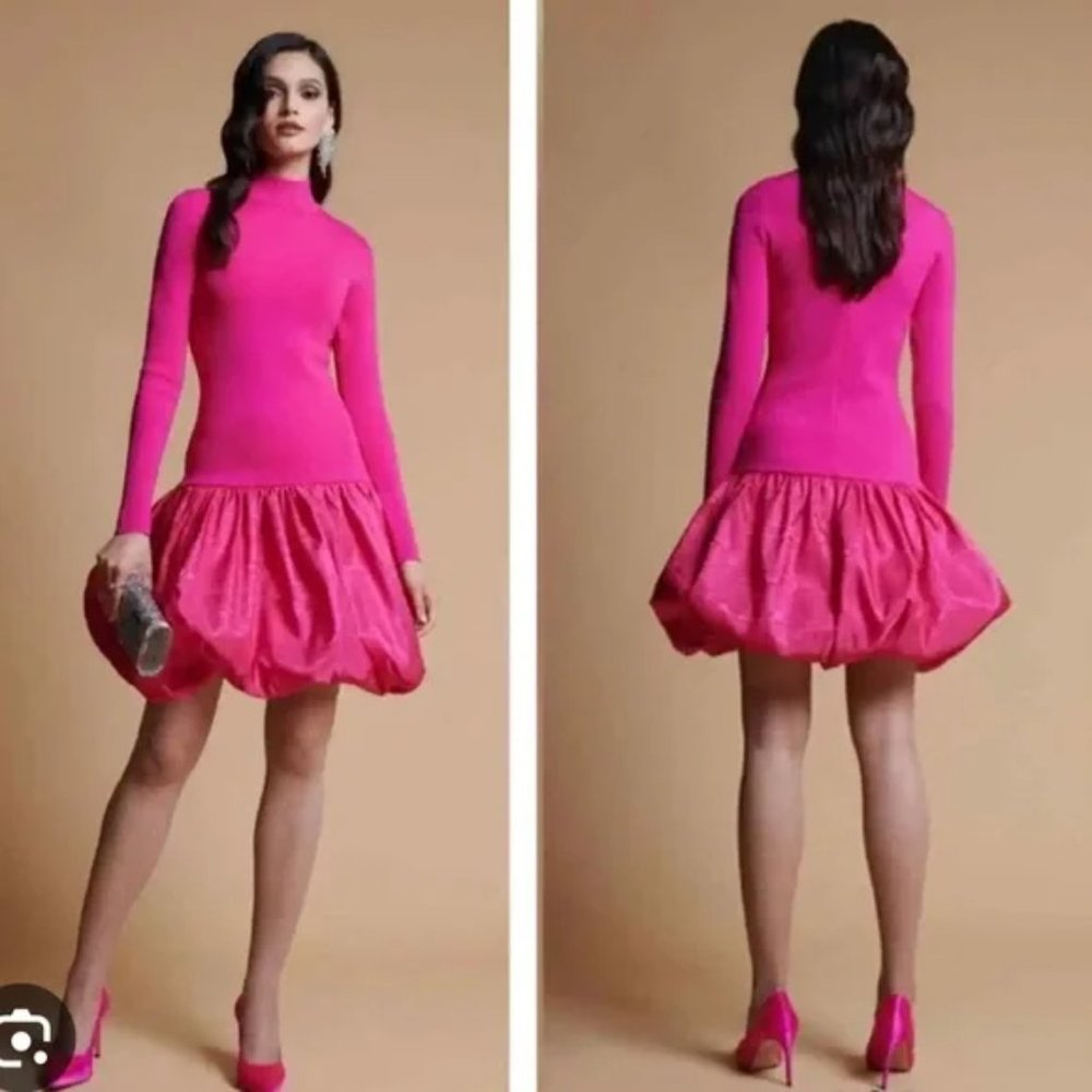 RACHEL PARCELL J Crew Ralph Lauren Pink Bubble Skirt Dress XXS XS New With Tags